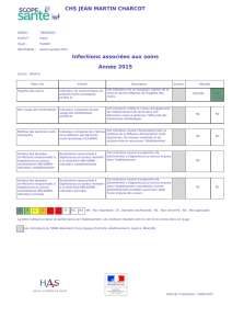 Fiche de publication obligatoire de l`établissement CHS JEAN