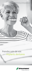 Prendre soin de vos implants dentaires
