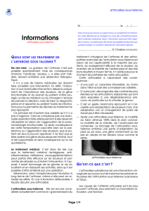 Informations - Chirurgie orthopédique à Nîmes