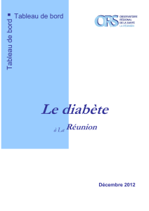 Le diabète - ORS Océan Indien