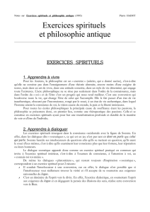 Exercices spirituels et philosophie antique