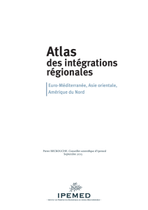 Atlas des intégrations régionales