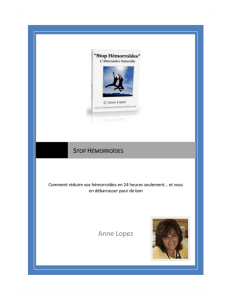 Stop Hémorroïdes™ PDF, Livre par Anne Lopez