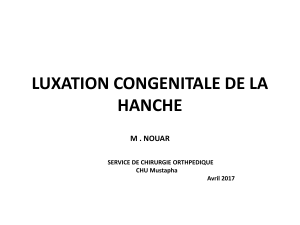 24LUXATION CONGENITALE DE LA HANCHE    2015