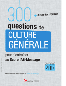 300 questions de culture g 233 n 233 rale 2017