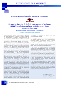 Pollution et développement des maladies autoimmunes au Maroc - AMMAIS Actu