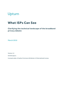 Upturn - What ISPs Can See v.1.0