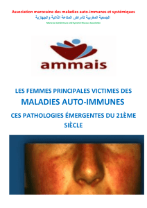 LES FEMMES PRINCIPALES VICTIMES DES MALADIES AUTO-IMMUNES