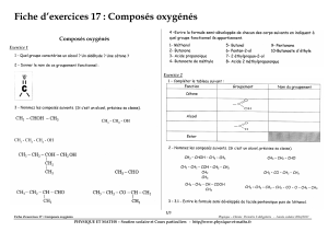 Chapitre17-Composes Oxygenes