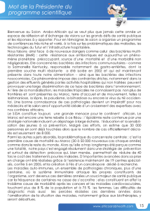 Les défis de santé publique en Afrique par Dr Moussayer, présidente du programme scientifique  de Médical Expo 2014