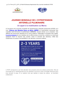 Journée mondiale de l'hypertension artérielle pulmonaire au  Maroc -communiqué AMRM