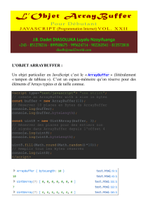 javascript - l'objet arraybuffer