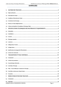 CCTP ECLAIRAGE PUBLIC PDF