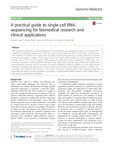 A practical guide to single-cell RNA-sequencing for biomedical research and clinical applications