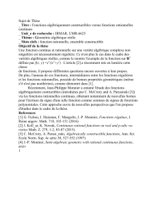 proposition de sujet de thèse en algèbre