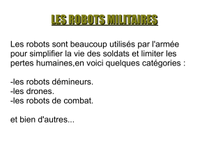 les robots militaires