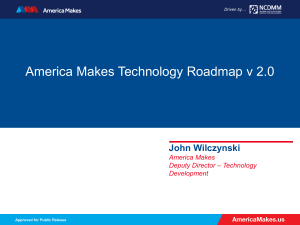 AmericaMakes Technology Roadmap v 2.0