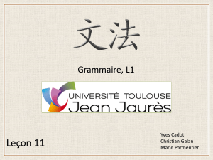 Grammaire Japonaise
