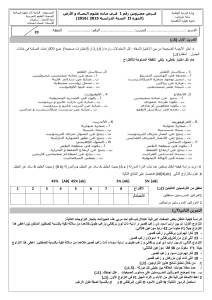 فرض 2 علوم فيزيائية  2016 الدورة 2