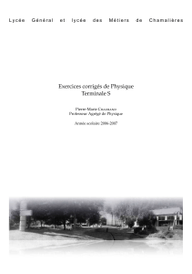 Exercices de Physique TS (1)
