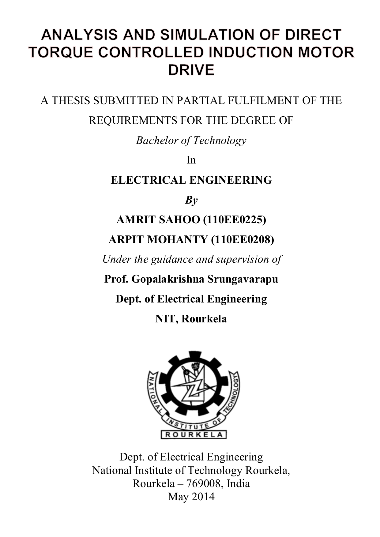 bachelor thesis electrical engineering pdf
