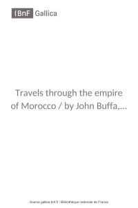 Travels through the empire of [...]Buffa John bpt6k104124s