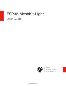esp32-meshkit-light user guide en
