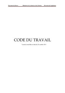 code du travail maroc