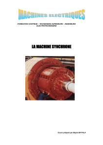 machine synchrone