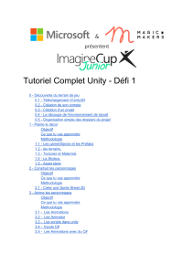 1-tutoriel complet unity