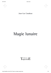 Jean-Luc Caradeau Magie lunaire