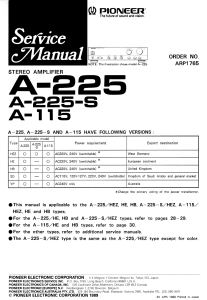 Pioneer-A-225-Service-Manual