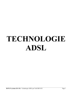Technologie ADSL