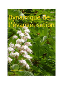 Yves Petrakian - Dynamique de l'évangélisation