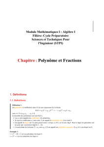 Polynomes Cours ENSA