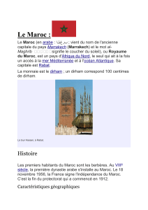 Le Maroc : Histoire, G&eacute;ographie, Culture et &Eacute;conomie
