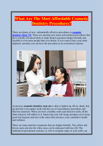 What Are The Most Affordable Cosmetic Dentistry Procedures