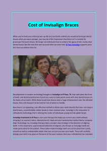 Cost of Invisalign Braces