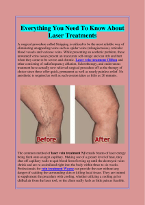 Everything You Need To Know About Laser Treatments