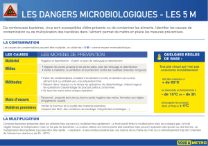 A Les dangers microbiologiques