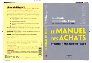 Le manuel des achats. Processus - Management - Audit. François Soulet de Brugière et Roger Perrotin