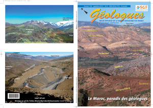 Revue Geologues Numro Spcial Maroc 194 Sept 2017