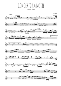 Antonio Vivaldi - Concerto La notte