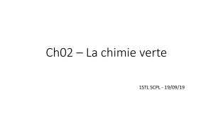 Ch02 - Chimie verte