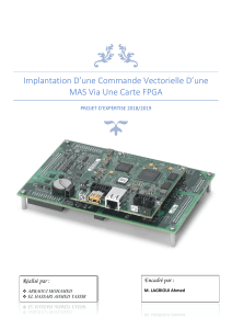Commande Vectorielle D'une MAS via FPGA