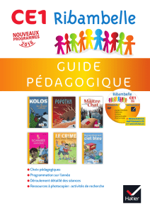 Guide pedagogique ribambelle jaune