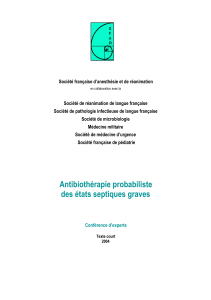 2004 conference commune d experts antibiotherapie probabiliste des etats septiques graves texte court