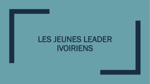 JEUNES LEADERS IVOIRIENS