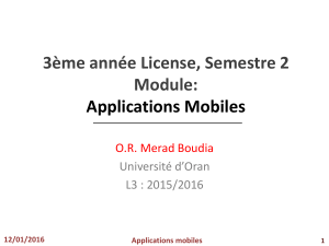 C01 - Introduction aux AppMob