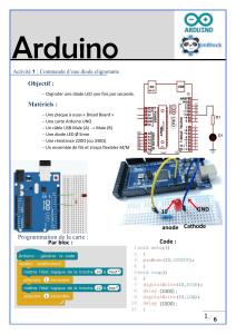 -- TP 1 --  Arduino